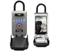 Master Lock Caja fuerte para llaves retroiluminada [Impermeable] [Con arco] [Mediana] 5424EURD - Caja de seguridad, Retroiluminada + Arco