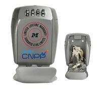 Master Lock Caja Fuerte para Llaves [Seguridad Reforzada] [Montaje mural] - 5415EURD - Caja de Seguridad, Gris, 20 cm