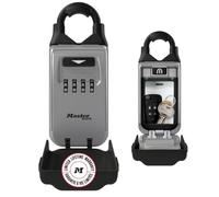 MASTER LOCK Caja fuerte portátil para llaves con grillete ajustable, tamaño mediano, 175 x 72 x 52 mm, para exteriores, para el hogar, oficina, industria, vehículos