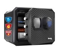 Master Lock Caja fuerte resistente al agua e ignífuga certificada, con capacidad de 23 L, dimensiones 417 x 348 x 478 mm, con combinación digital con teclado retroiluminado