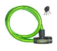 MASTER LOCK Candado Bicicleta, 1 m Cable, Llave, Exterior, Verde 8228EURDPROGRN, para Bicicleta, Monopatín, Paseante, Cortacésped y Otro Equipo