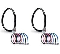 MASTER LOCK Candado Bicicleta [55 cm Cable] [Combinación] [Exterior] [Color al Azar] 8631 - Ideal para Bicicleta, Monopatín, Paseante, Cortacésped y Otro Equipo (Paquete de 2)