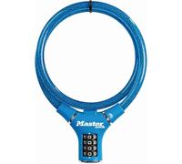 MASTER LOCK Candado Bicicleta [90 cm Cable] [Combinación] [Exterior] [Varios Colores] - Ideal para Bicicleta, Monopatín, Paseante, Cortacésped y Otro Equipo