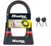 Master Lock Candado Bicicleta U, Llave, Antirrobo Certificado, 8278EURDPRO