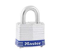 Master Lock Candado de alta seguridad 3D, plateado, 4 cm