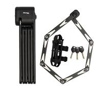 Master Lock - Candado plegable para bicicleta certificado, barras en acero endurecido, 3 llaves, portador y soporte de montaje incluidos, 95 cm