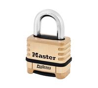 Candado, latón Masterlock, con combinación numérica, UE 4 unid.