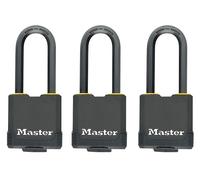 Master Lock Excell™ Clima Resistente 45mm Candado 4-Pin- Mismo Cierre X 3