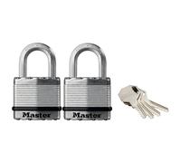 Master Lock Excell™ Laminado Acero 45mm Candado - 24mm Grillete - Mismo Cierre X