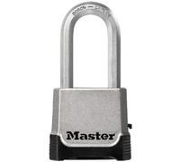 Master Lock Excell® M176eurdlh Candado De Combinación 4 Dígitos, Cuerpo De Zinc 56 Mm, Grillete Octogonal 9 Mm Con 51 Mm De Holgura, Antipalanca Y Para Exterior