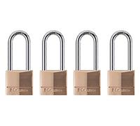Master Lock llave diferentes candado de latón con 1 - 9/16-inch de ancho cuerpo, 140QLH