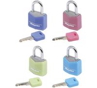Master Lock Lote de 4 candados 20mm 9120EURQCOLNOP