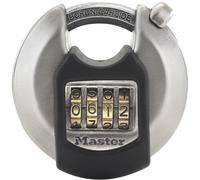 Master Lock M40eurdnum Excell Disc Carryly Combinacin de alta seguridad] Acero inoxidable] Outdoor] M40Eurdnum-mejor utilizado para unidades de