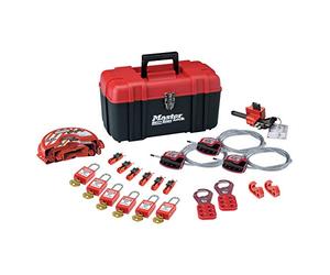 Master Lock S1117VES31KA Caja de Herramientas Pequeña con Surtido de Bloqueos Eléctricos