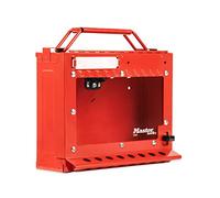 Master Lock S3650 Caja de Candados en Grupo con Soporte de Montaje en Pared para 15 Trabajadores
