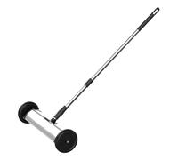 Master Magnetics Mini barredora magnética tipo empuje con liberación, 13" ancho de barrido, mango telescópico, 1 cada uno, número de pieza 07294