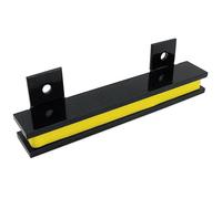 Master Magnetics Soporte magnético AM5PLC para herramientas, 6 anchos, 20 lb por pulgada, capa de polvo negro con rayas amarillas