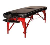 Master Masaje 71 cm de ancho Monroe portátil con bolsa de transporte, a prueba de aceite Italia PU, panel Reiki, capacidad 300 kg sofá cama de belleza