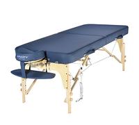 Master Massage 71cm Phoenix camilla portátil de masaje con almohadillas incorporadas de calefacción Enchufe Europeo (71cm Azul Real Enchufe Europeo)