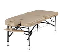 Master Massage 76cm ProAir Mobil Massageliege Klappbar Massagebett Bank Portable Beauty Bed Leicht Aluminum Ideal Zum Transport, Beige Camilla de Masaje de Aluminio, Mediano