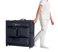 Master Massage Bolsa de Transporte - 32 "x 3" - Ruedas universales, Color Negro