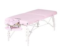 Master Massage Cama de Masaje Montclair, Mesa de Masaje, Mesa de Masaje, Reiki, Cama terapéutica, Plegable, de Madera, Rosa de Cristal, 79 cm