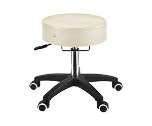Master Massage Costco - Taburete Giratorio con Ruedas, Color Crema