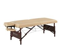 Master Massage Del Ray - Camilla de masaje portátil (madera, 76 cm), color beige