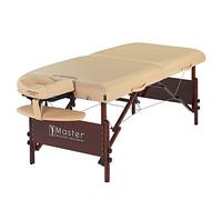Master Massage del Ray Pro - Mesa de Masaje portátil (71 cm), Color Beige