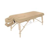 Master Massage EvaMobil - Camilla de Masaje Plegable (71 cm, con Bolsa de Transporte), Color Beige