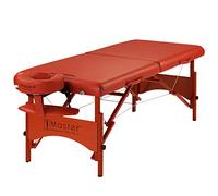 Master Massage Fairlane - Camilla de Masaje Plegable (71 cm, Madera Ultraligera), Color Canela