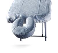 Master Massage Funda desechable ajustable para reposacabezas para mesa de masaje, 50 piezas/caja, color blanco