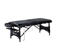Master Massage Galaxy - Mesa de Masaje portátil con calefacción Superior, Mesa de Masaje portátil, 71 cm, Espuma de 7,6 cm con Accesorios completos en Color Negro