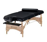 Master Massage Gibraltar - Camilla de Masaje (81 cm, tamaño Extragrande), Color Negro