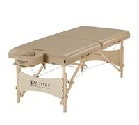 Master Massage - Mesa de balboa con tapicería (70 cm), color crema