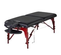 Master Massage Montclair - Mesa de masaje portátil climatizada de 31 pulgadas con sistema Therma-Top, paneles finales de Reiki y liberación de cable Shiatsu, cama profesional de pestañas de spa, color