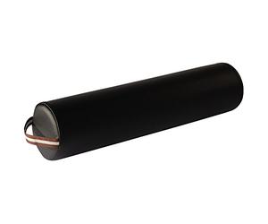Master Massage Rodillera para cuello enrollable, ayuda para posicionar el cuello, 15 cm x 26 cm, color negro