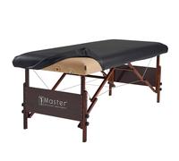 Master Massage - Sábana Protectora de Piel sintética para Camilla de Masaje, Color Negro