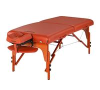 Master Massage Santana - Tumbona de Masaje portátil Reiki para Masaje, Plegable, Madera, Canela, 79 cm