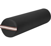 Master Massage Tables - Almohada Redonda Grande de 23 cm, cojín de Masaje semicircular con 100% Piel sintética, Suave y Duradera, 22 cm x 66 cm, Color Negro, Black, 66 cm