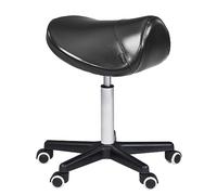 Master Massage Taburete con ruedas, color negro