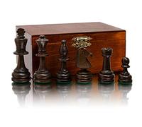 Master of Chess Professional Staunton n.o 4, Piezas de ajedrez de Madera ponderadas en una Elegante Caja, Figuras de ajedrez de Torneo, tamaño King: 8,5 cm / 3,3 Pulgadas