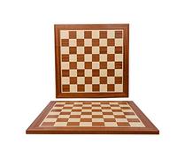 Master of Chess Tablero Ajedrez Madera Profesional Torneo 54 cm - Hecho a Mano y Intarsia Grande Juego de Ajedrez para Niños y Adultos - Staunton NO.6