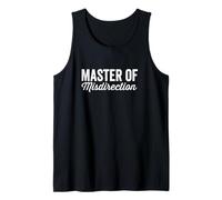Master of Misdirection I Didn'T Do It Humor Funny Diching Camiseta sin Mangas