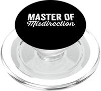 Master of Misdirection I Didn'T Do It Humor Funny Diching PopSockets PopGrip para MagSafe