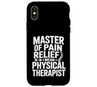 Master of Pain Relief Funny Fisioterapeuta Carcasa para iPhone X/XS