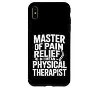 Master of Pain Relief Funny Fisioterapeuta Carcasa para iPhone XS MAX