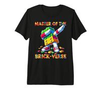 Master of The Brick-Verse Funny Brick Master Builder Dabbing Camiseta Premium