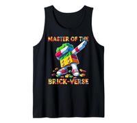 Master of The Brick-Verse Funny Brick Master Builder Dabbing Camiseta sin Mangas