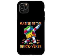 Master of The Brick-Verse Funny Brick Master Builder Dabbing Carcasa para iPhone 11 Pro MAX